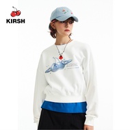 [KIRSH] CHERRY PLANET GRAPHIC CROP SWEATSHIRT | 23SS  | Korean Style | Korean Knit | CROP SWEATSHIRT