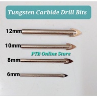 Tungsten Carbide Spearpoint Drill Bit Ceramic Tile Hole Saw Bit <<MATA TEBUK KACA JUBIN>>