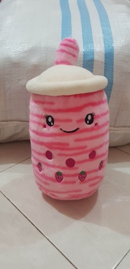 "TOKO BONEKA BANDUNG" BONEKA BOBA PINK // BONEKA UKURAN M / BONEKA VIRAL