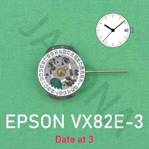 Epson VX82 Movement Original Automatic Quartz Mouvement Japan VX82E movement Hands Watch Accessories