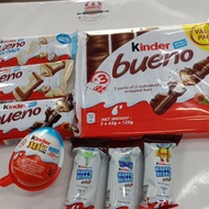 Nutella B Ready Kinder Bueno (milk hazelnut / White / Coconut ) Kinder Joy Kinder Happy Hippo