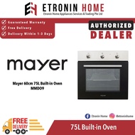 Mayer 60cm 75L Built-in Oven MMDO9