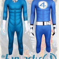 万圣节神奇四侠队服连体衣cosplay服装紧身衣舞台表演服260707 Halloween Fantastic Four team uniform jumpsuit cosplay costume b