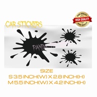 SPLASH WATER DESIGN 2 STICKER KERETA MYVI AXIA ALZA BEZZA SAGA EXORA PERSONA