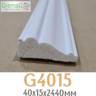 G4015/Angel white/8feet /dinding rumah/Wall skirting/chair rail/PVC wainscoting/Keras/Lagi putih