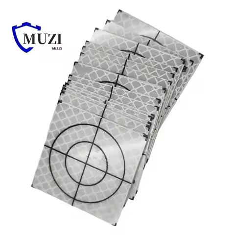 100Pcs Size 20/30/40/50/60MM Reflector Sheet For Leica Total Station Survey Geography White Target S