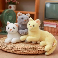 Realistic kitten plush toy, cat doll, stuffed toy, children's girl's pet sleeping pillow, customer f