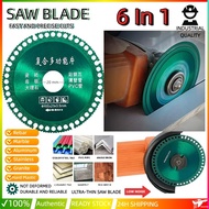 9pcs 6-in-1 Diamond Cutting Disc Multi-function Tile Rock Slab Marble Color Steel Tile Iron Metal An