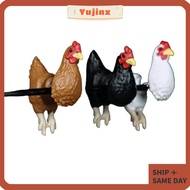 YUJINX Hand Painted Chicken Earrings, Elegant Handmade Funny Chicken Earrings, Cute Animal Jewelry L