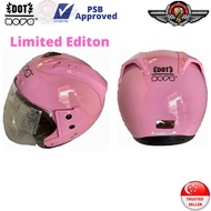 Nova Dot Helmet 606W Glossy Pink (PSB Approved)