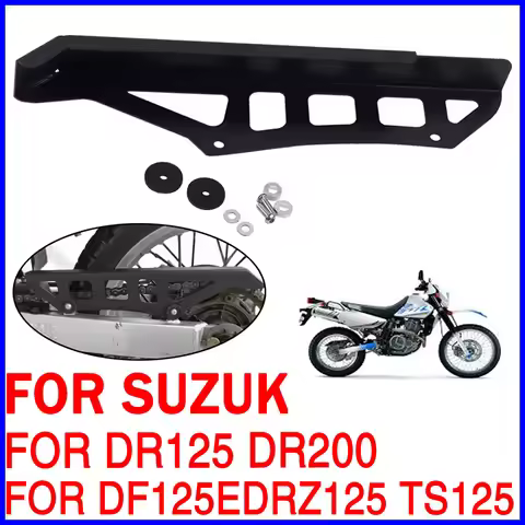 Motorcycle Accessories Rear Chain Guard Cover Sprocket Protector For Suzuki DR125 DR200 DR 125 200 D