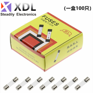 Fuses Glass Fuse 5*20MM 250V 0.1/0.5/1/2/3/4/5/6/7/8/10/30A Jfsdz เครื่องมือไฟฟ้า อุปกรณ์อิเล็กทรอนิ