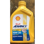 MESIN Metic SHELL ADVANCE AX5 MOTOR Engine OIL 10W-30 800ml