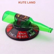 Spin The Bottle Drinking Game Roulette set rotates to win anyone who drinks for a group of friends t