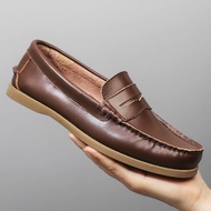 Loafers Boat Shoes Men'S Shoes Genuine Leather Casual Shoes