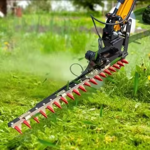CE EPA 0.8 Ton to 3.5 Ton Mini Excavator Hedge Machine Hedge Trimmer Attachment Hydraulic Grass Brus