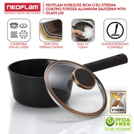 NEOFLAM Noblesse Aluminium Saucepan with Glass Lid (18cm)