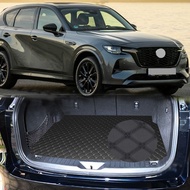 Leather Car Trunk Mat For Mazda Cx-60 Cx 60 Cx60 Kh 2022 2023 Cargo Pad Accessories Interior Trunk -