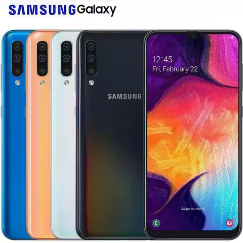 Refurbished Samsung Galaxy A50 5G A505U Smart Android Phone 6.4-inch 4000mAh 25MP NFC US Version Fin