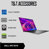 DELL XPS 9510 i7-11800H 16GB 512GB RTX3050TI LAPTOP