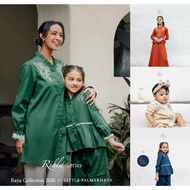 MAKASSAR LPH Rihla Mom Tunic Rihla Teen Rihla GamisGirl Set Rihla Baby Girl Set | Muslim Clothes for