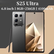 Global Vision S25 Ultra Smartphone Android 4100mAh 8GB RAM 256G ROM 6.8 Inch Phone 720x1600HD 16+32M