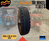 R8 4.00-8 TRI-WHEEL TIRE HEAVY DUTY FOR RE BAJAJ TVS KING PIAGGIO APE YAMAHA CHAPPY