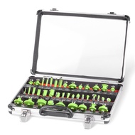 【WOES】40-Piece Woodworking Router Bit Set: High-Quality Tools for Precision Crafting