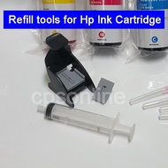 ⊙Hp Ink cartridge Refill Tools Full Set special for  ( 682, 680,678,704,21,22,60,61,65, 901, 902,etc