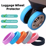 8 Universal Luggage Wheels Luggage Wheels Protective Cover Repair Mute Wear-Resistant Trolley Case W