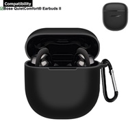 Case Casing Cover Silicone Protective Bose Quietcomfort Earbuds II/2 tws+carabiner