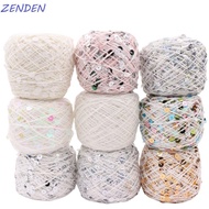 ZENDEN​ Sequin Yarn Handmade Soft Garment Accessories With Sequin Sewing DIY Craft Thread