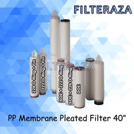 PP Membrane Pleated Filter Cartridge 40 inch Absolute Filter DOE