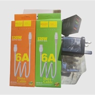 Fast Charger USB 4 Port QC 3.0 with cable / 30W Quick Charge UK 3 Pin Plug