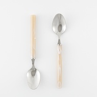 [Oolab Good Cup Manufacturing Co.] Colorful Glass Series Magic Table Spoon-Shuiyu Milk Tea Color (Ta
