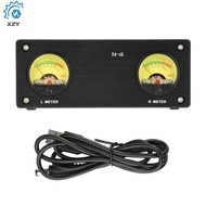 DC 5V Xz-U6 Signal Level Meter VU Signal Level Meter Audio VU Meter 3.5mm/RCA Connectors