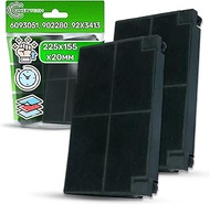 Activated Carbon Filter Cooker Hood 225 x 155 x 20 mm with Original Code 902980062/1 9029800621 for 