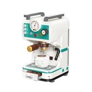 Coffee Machine Model Building Blocks Set, Coffee Bean Grinder Machine Toy Set Home Decoration Collec