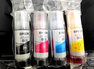 หมึกเติมของแท้ เอปสัน EPSON 003(พร้อมกล่อง) ของแท้ 100%เหมาะสำหรับ L1110/L3110/L3210/L3216/L3150/L3250/L5190(65ml)