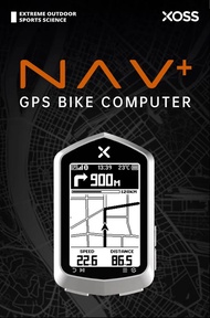 PAKET XOSS NAV PLUS GPS SPEEDOMETER SEPEDA BUILT IN MAP NAVIGATION-veestore01