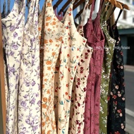 (REAL PHOTO) Vintage Velvet Children's 2-Strap Floral Dress ️GIVE A JEWELS WITH DRESS PIN ️