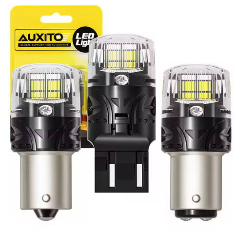 AUXITO 2X P21W BA15S 1156 7440 7443 LED Light Bulb T20 7506 BAY15D 1157 P21/5W LED Bulbs DRL Car Par
