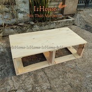 Pine Wood Pallet Table, Decorative Tea Table - Size 100x50x30