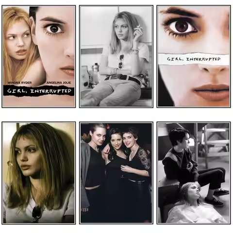 Girl Interrupted Movie Poster Print Canvas Painting Wall Art Picture Vintage Modern Living Room Home