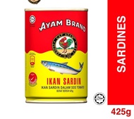Ayam Brand Sardines In Tomato Sauce Calcium Omega3 สินค้ามีฮาลาล น้ำหนัก 425 กรัม BB.17/11/26