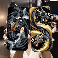 casing for Huawei Nova 14i Y91 12i 13i Y90 Y73 Y72 Y71 Y70 Y62 Y61 SE PRO lucky carp matte Case Soft