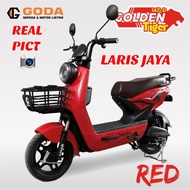 Sepeda listrik goda model jok motor goda 147-d  GODA GOLDEN TIGER 147