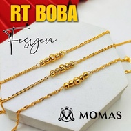 Rantai Tangan Boba Emas 916 Original Gelang Emas 916 Tulen Rantai Tangan Emas 916 Bajet Murah Emas 9