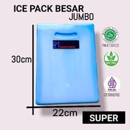 Ice pack jumbo 22x30 x 3cm ice gel blue Large jumbo And Quality - ice cream cooler - asi cooler bag - cooler styrofoam box - Room Air Conditioner ac Fan - blue ice Big SEMI FINISH pack