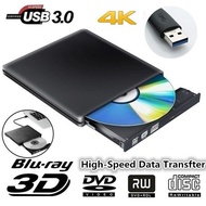 USB High Speed External CD DVD Drive 4K 3D Player Writer Portable BD/CD/DVD Burner Driver for Mac,Win 10,8,7,XP,Vista,Laptop,PC